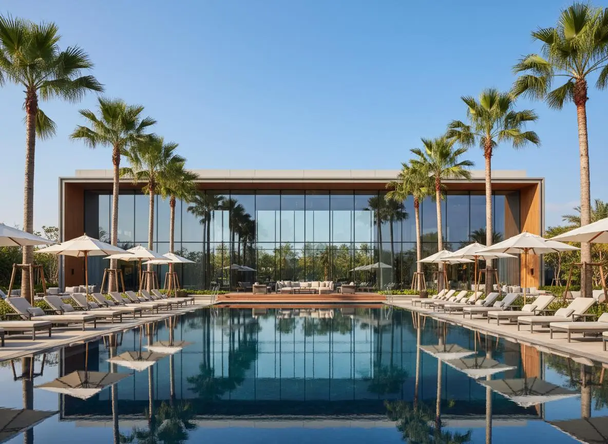 Godrej Vanantara 65,000 sq.ft. central clubhouse with surrounding landscape Godrej Vanantara 65,000 sq.ft. central clubhouse with surrounding landscape
